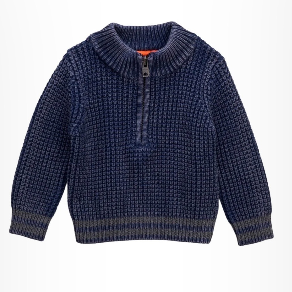Splendid Quarter Zip Knit Sweater
